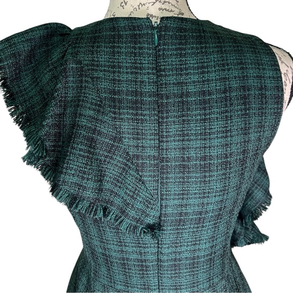 Chelsea28 | Plaid Green Dress for Women Size 4 - Picture 12 of 16